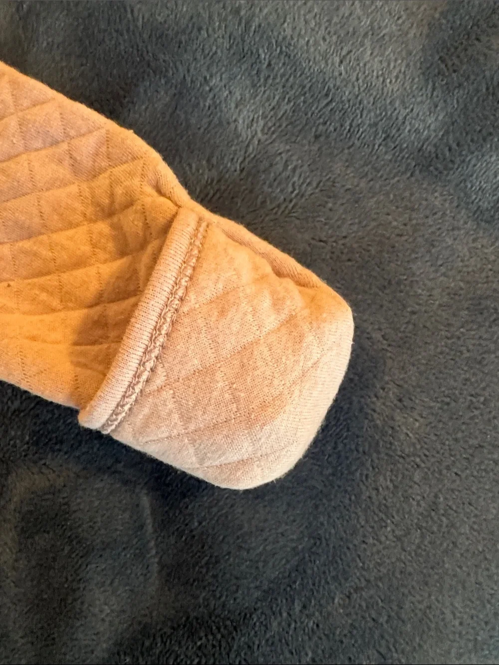 Badgley Mischka quilted footed